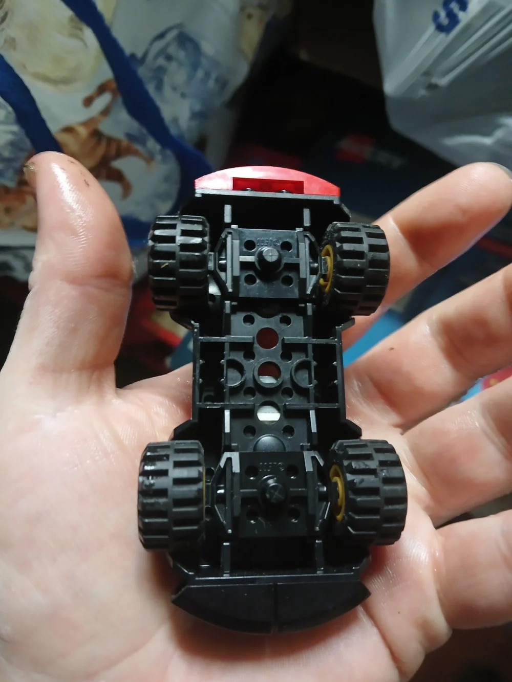 LEGO Ninjago vehicle, likely from the Kai's Ninja Race Car EVO (71780) set.